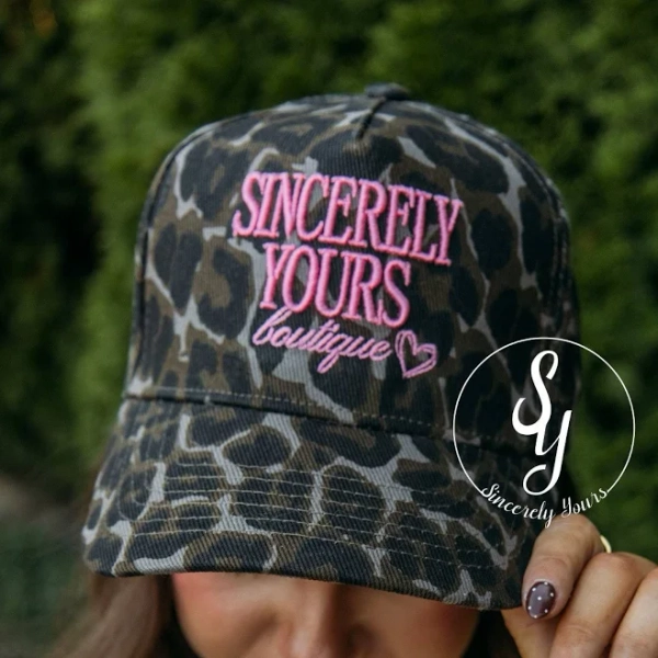 Sincerely Yours Leopard Hat