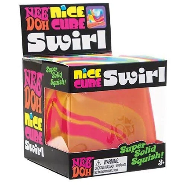 NeeDoh Nice Cube Swirl Squish Toy