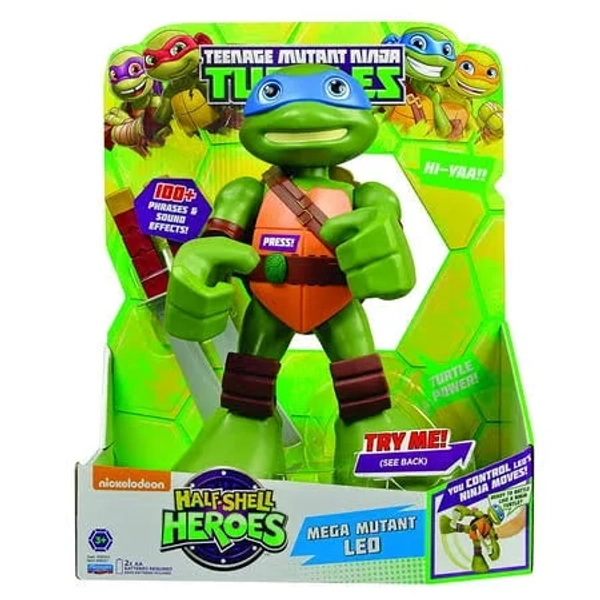 Teenage Mutant Ninja Turtles Pre-Cool Half Shell Heroes Mega Mutant Leonardo