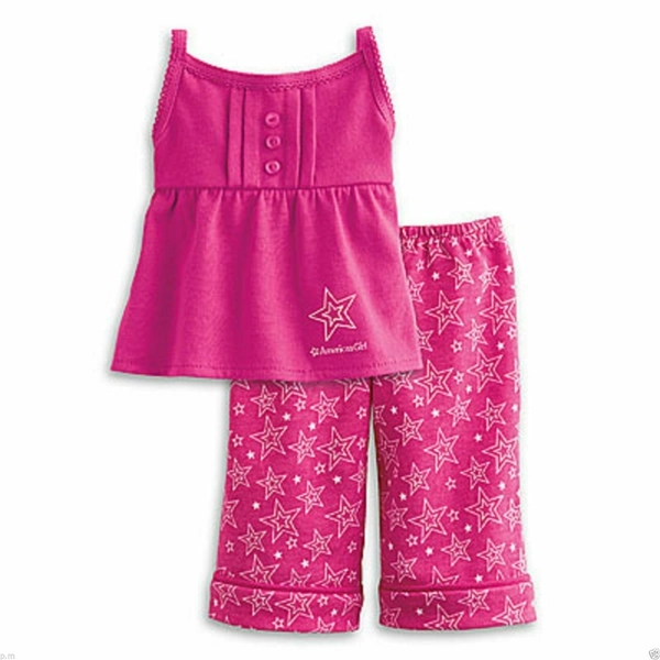 American Girl Doll Sweet Dreams Pajama Outfit with Hanger - New!
