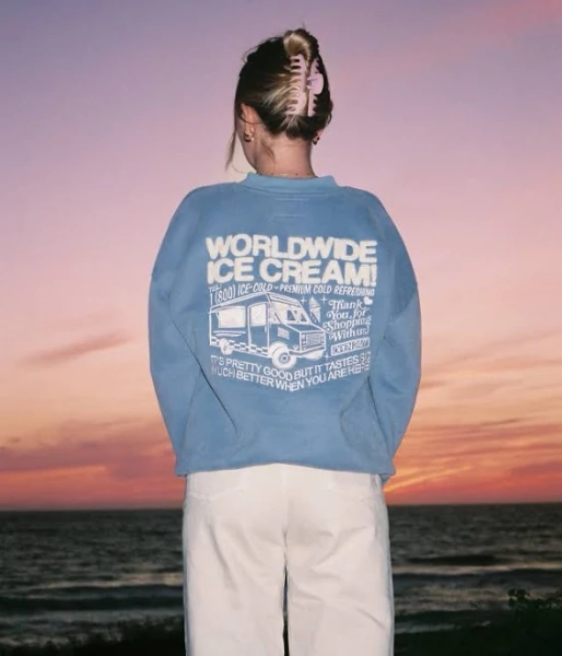 Dandy Worldwide Ice Cream Crew Neck