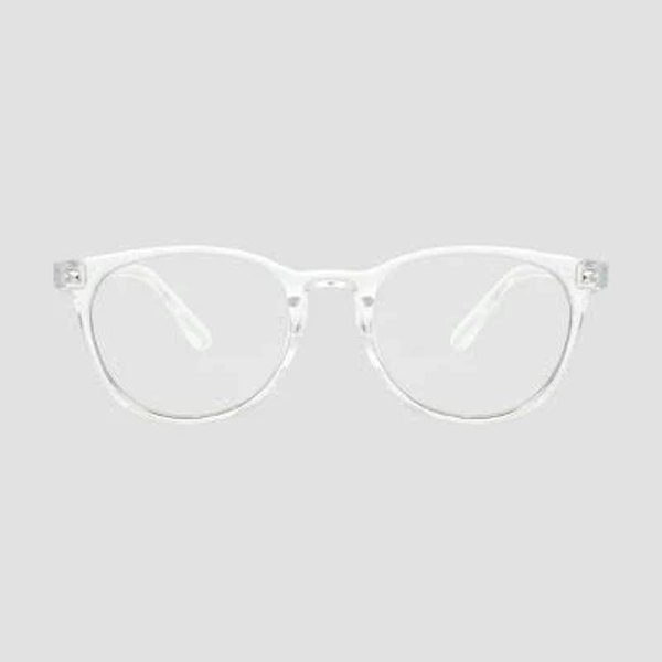 Original Use Men's Crystal Clear Light Filtering Square Glasses