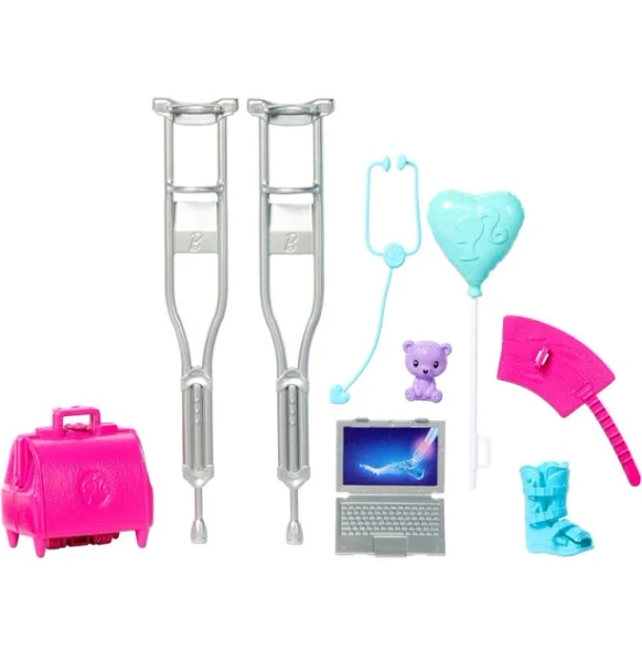 Barbie World Toy Doctor Set with Doll 10 Accessories Including Medical Bag [Walmart Exclusive], Kids Unisex, Size: One size, Multicolor