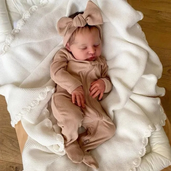 Oyesy Reborn Baby Dolls 19 Inch Lifelike Baby Dolls Cute Girls Soft Body Realistic Newborn Baby Dolls Real Life Handmade Washable Dolls For Children'S
