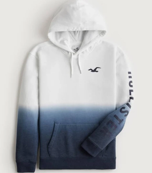 Mens white 2024 hollister hoodie