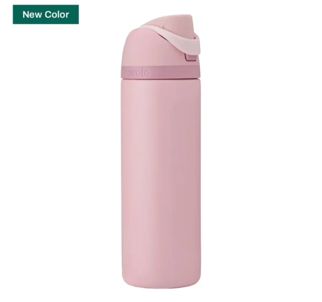 Owala FreeSip Stainless Steel Water Bottle  24oz  Green House