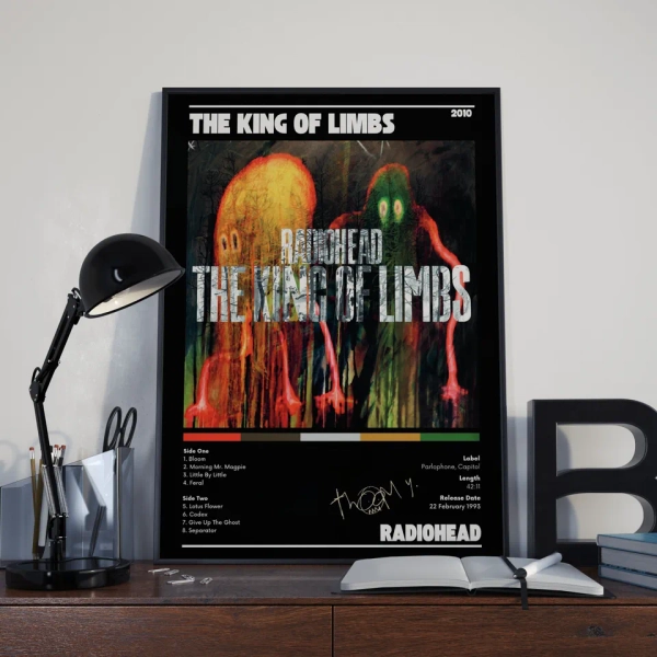 Radiohead - The King of Limbs - Premium Digital Album Art Poster (Und) Canvas Paper 5"x7" sold by Vedran Klemens | SKU 827291 | Printerval UK