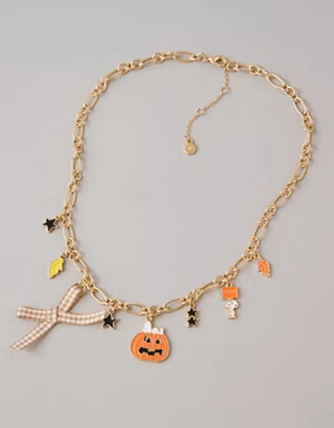 AE Snoopy Fall Charm Necklace