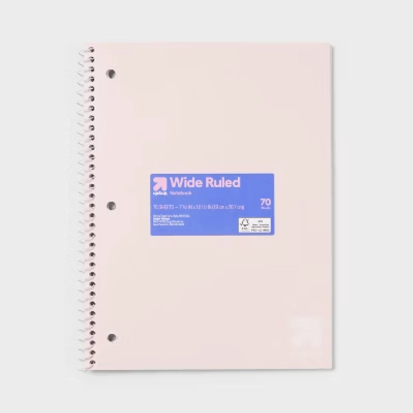 blue notebook 