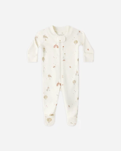 Zip Longsleeve Sleeper Footie Carnival