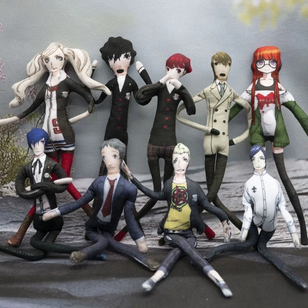 Persona 5 Joker Nendoroid Yu Narukami Anime movable Stuffed Doll with Abstract Body Wire Skeleton Cosplay Halloween Dolls Prop - AliExpress 200000532