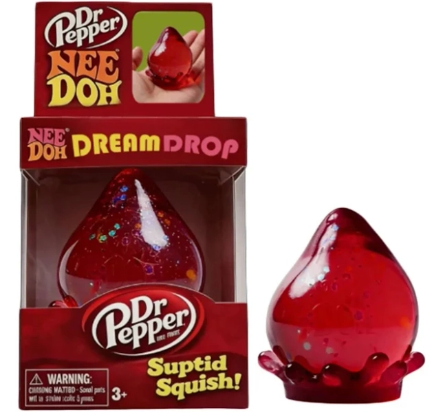 Wholesale New Best-selling Dr Pepper Water-drop queeze Toy TPR Ultra-soft tress-relief Gadget Casual Fun Gift,10 Pieces