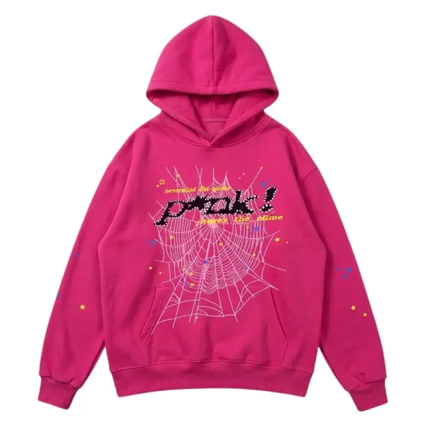 Spider PNK Hoodie in Pink