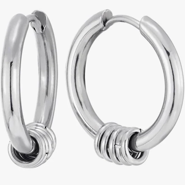 Amazon Silver Hoops - New Women | Color: Silver | Size: s