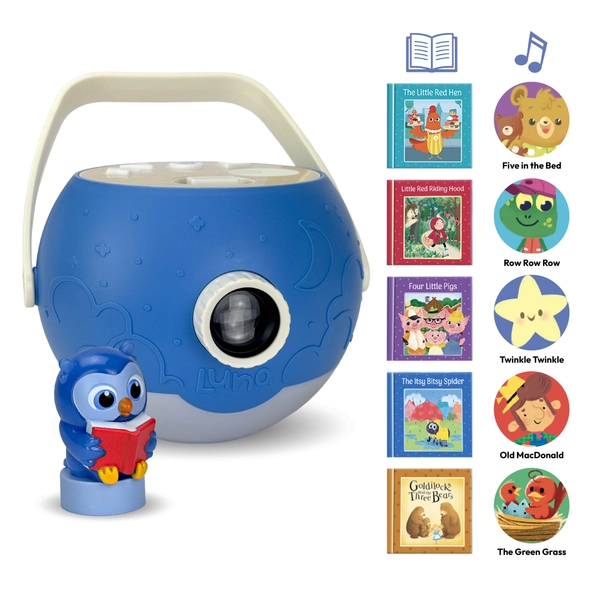 Luna Storytime Projector Machine Starter Set 5 Stories & 5 Songs, Toddler Toy Gift for Ages 3+ - Walmart.com