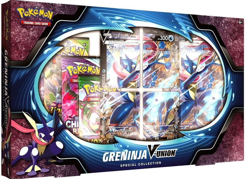 Pokemon Trading Card Game Greninja V-Union Special Collection (4 Booster Packs, 4 Promo Cards, Oversize Card & More) - Walmart.com
