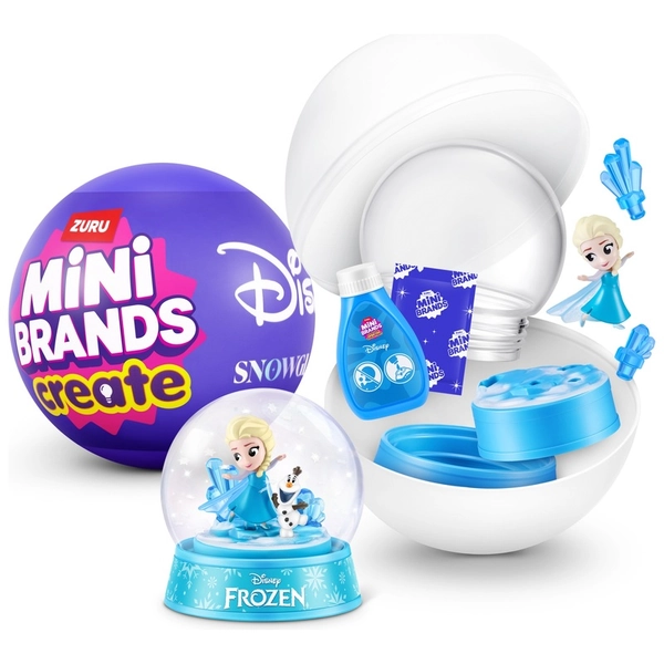 Mini Brands Create by ZURU Disney Snow Globes Capsule Assortment