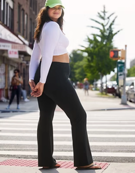 OFFLINE By Aerie OG Cotton High Waisted Flare Legging