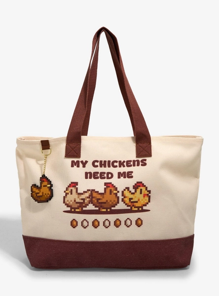 Stardew Valley Chickens Tote Bag