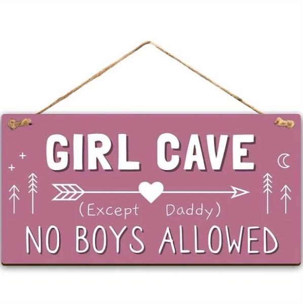 Girl Cave Sign