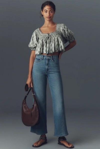 Joe's Jeans Petite Mia High-Rise Wide-Leg Jeans