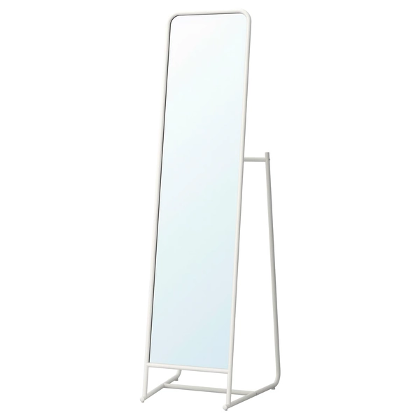 KNAPPER Standing mirror - white 48x160 cm