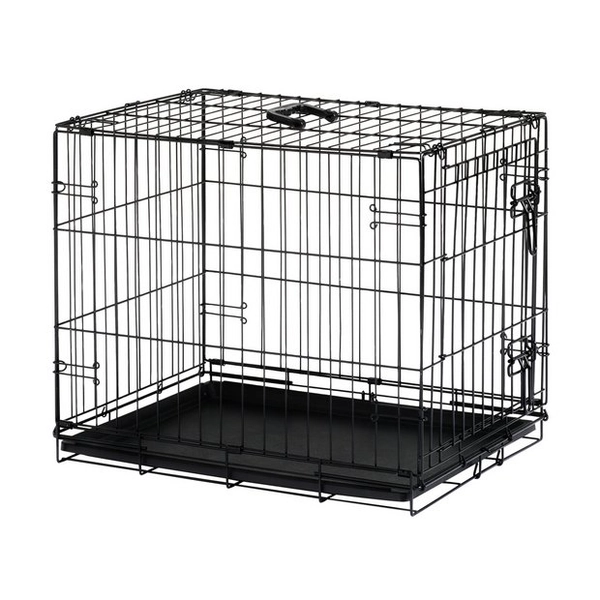 Buy Single Door 30 inch Dog Cage - Medium | Dog crates and cages | Argos