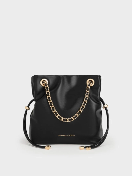Arya Braided-Strap Double-Handle Crossbody Bag
