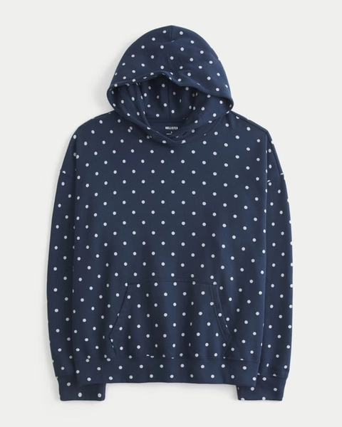 Hollister Feel Good Oversized Dot Hoodie