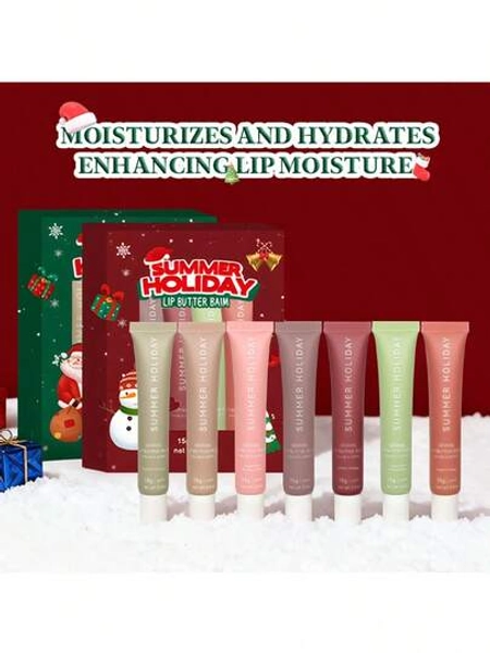 4pcs Lip Butter Balm - Conditioning Lip Mask And Lip Balm For Instant Moisture, Shine And Hydration - Sheer-Tinted, Soothing Lip Care