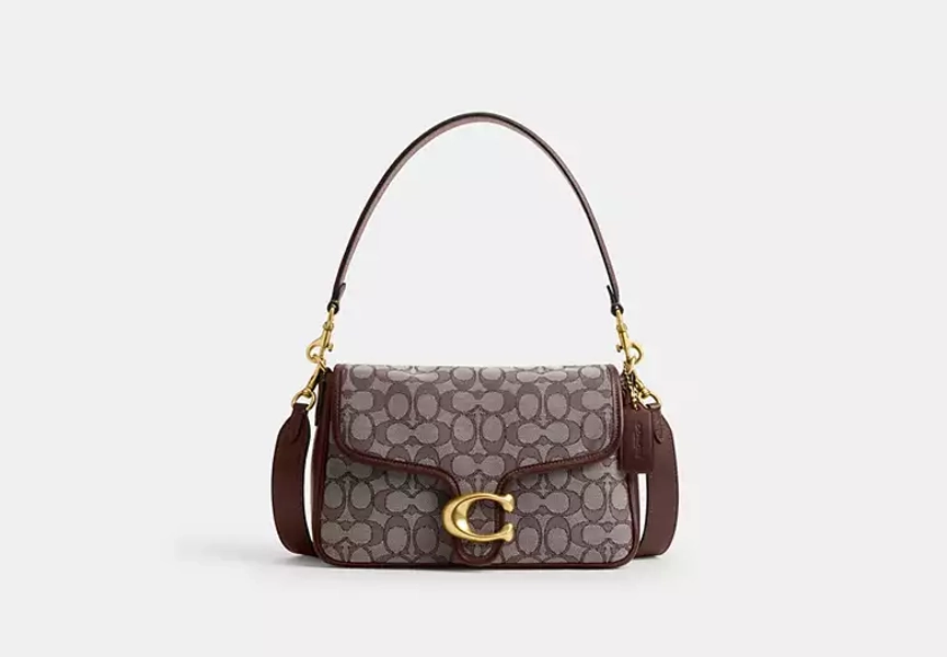 Soft Tabby Shoulder Bag In Signature Jacquard