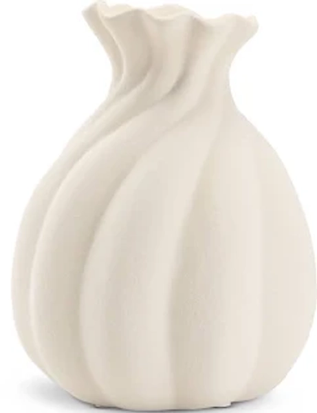 JYSK Vase GUNNI D14xH18cm white