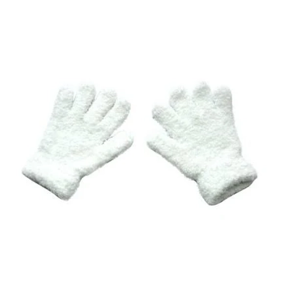 Wyobmus Girl's Fluffy Stretch Cotton Gloves