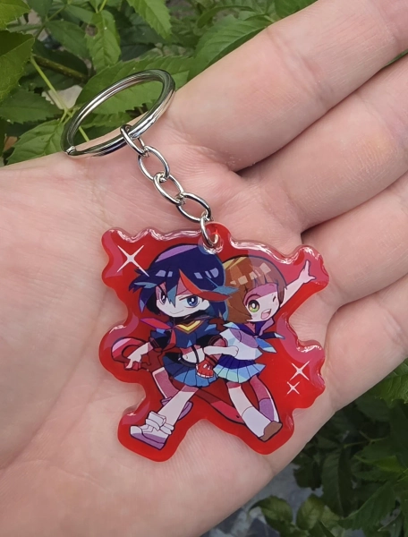 Kill la kill epoxy acrylic keychain. NEW LOOK
