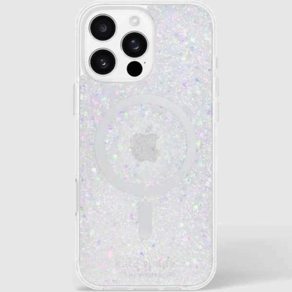 Kate Spade Chunky Glitter MagSafe Case for iPhone 16 Pro Max