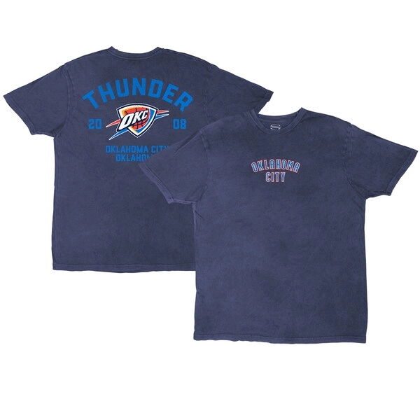Unisex Oklahoma City Thunder  Stadium Essentials Denim Get Back Oversized Vintage Wash T-Shirt