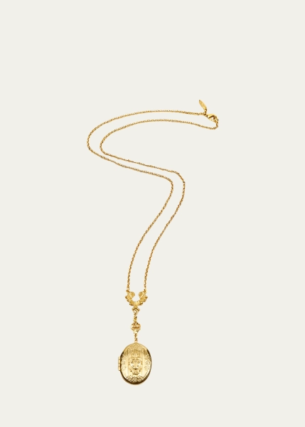 Oval Locket Necklace