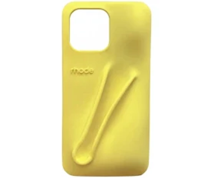 Rhode Summer Lip Case Silicone iPhone Case Yellow