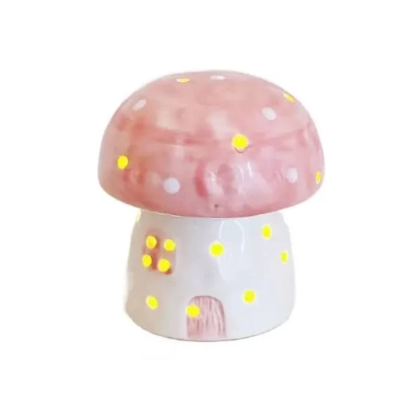 Aesthetic Mushroom Night Light | Aesthetic Room Decor Pink