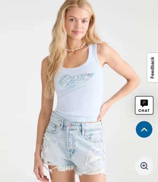 Roxy Logo Tank Top
