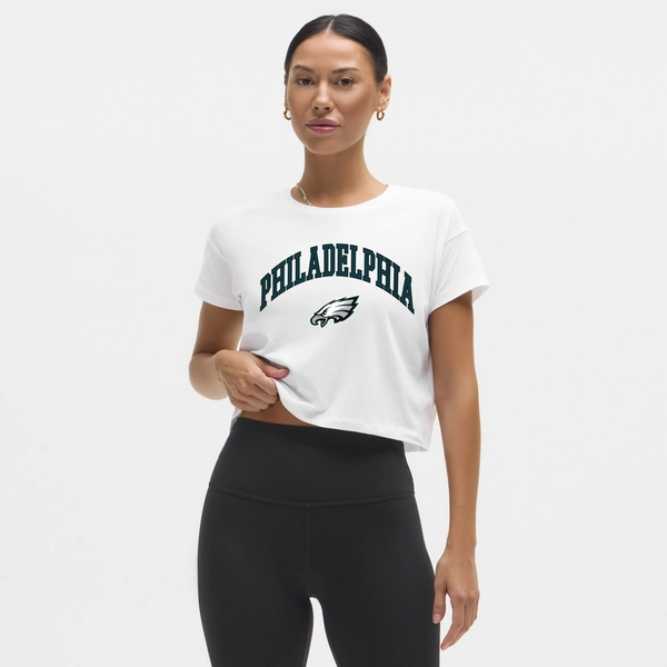 Women's Philadelphia Eagles lululemon White Cates T-Shirt