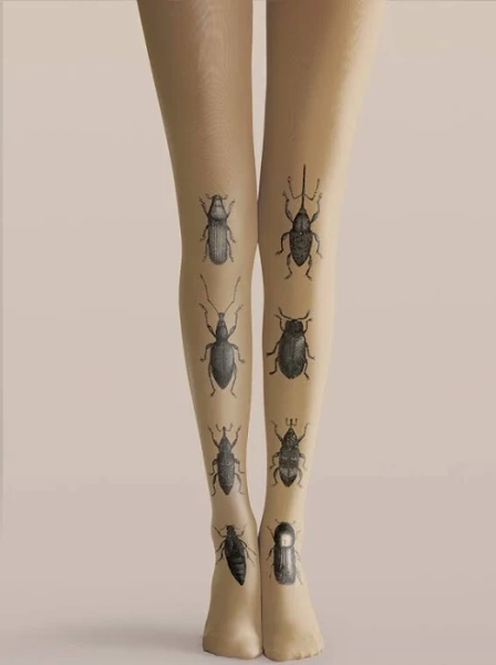 Beetle Specimen Album Tights
