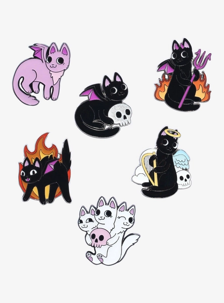 Demon Cats Blind Box Enamel Pin