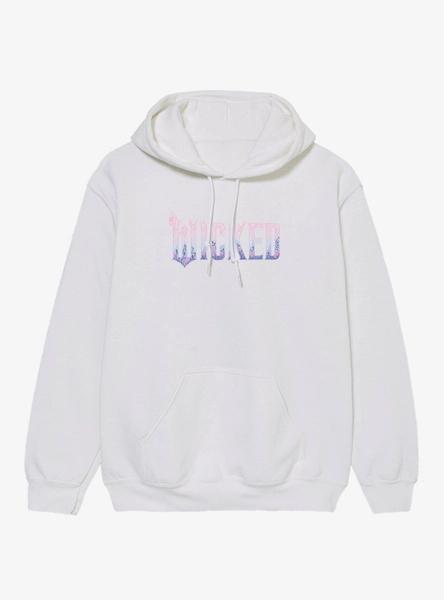 Wicked: For Good Pink Stylized Logo Hoodie