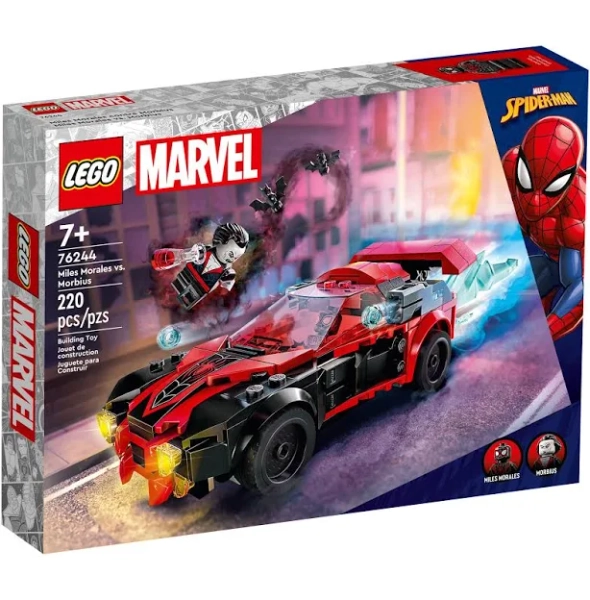 LEGO Marvel Miles Morales vs Morbius 76244