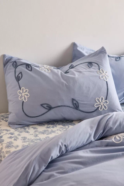 Falling Vines Floral Sham Set