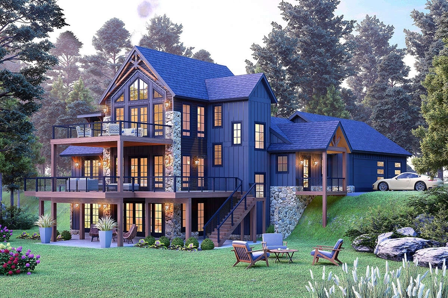 Craftsman Plan - 4,003 Square Feet, 4 Bedrooms, 4 Bathrooms | Floor Plan #940-01194 | America's Best House Plans