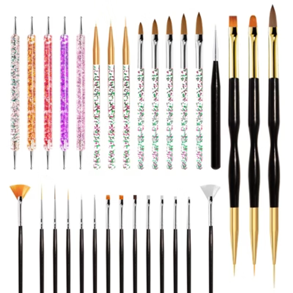 31Pcs Nail Art Brushes Set
