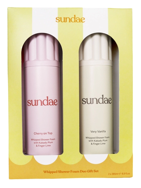 Sundae Very Vanilla & Cherry on Top Shower Foams 2 x 265ml Gift Set - Size ONE