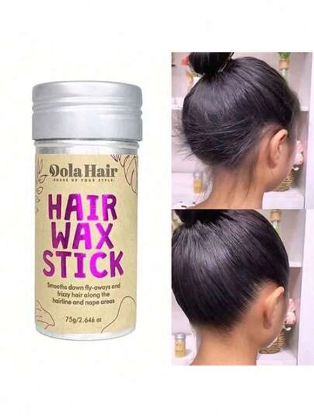 Styling Wax Stick, Perfect For Controlling Natural Or Wig Curls And Asymmetrical Edges, Non Greasy, Suitable For Controlling Curls And Edge Laying, Styling And Shaping Hair Wax Sticks (Bottle Label Random) Hair Accessories Suitable For Fancy Dress Shop